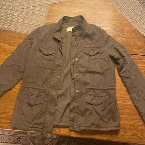 Green jacket from hinge